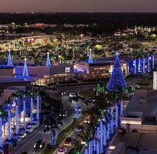 university town center christmas time parade